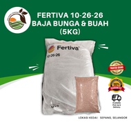 SnT FERTIVA 10-26-26 (5KG) - Baja Penggalak Bunga dan Buah Pokok Durian dan Tanaman Buah-Buahan