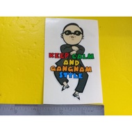 20230823-417  0193A KEEP CALM AND GANGNAM STYLE PSY Body Sticker / Stripe / STIKER Stickers, Logos &
