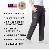 RAYSPANT Cargo Pants Plus Size + Big Size Men / Lelaki Selaur Kerja Cargo Lelaki 6 Pockets Working P