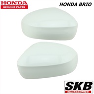 HONDA BRIO AMAZE ปี 2012- 2013สีขาว NH-578 1คู่ ฝาครอบกระจก (สำหรับรุ่น ไม่มีรูไฟเลี้ยวที่ฝาครอบก