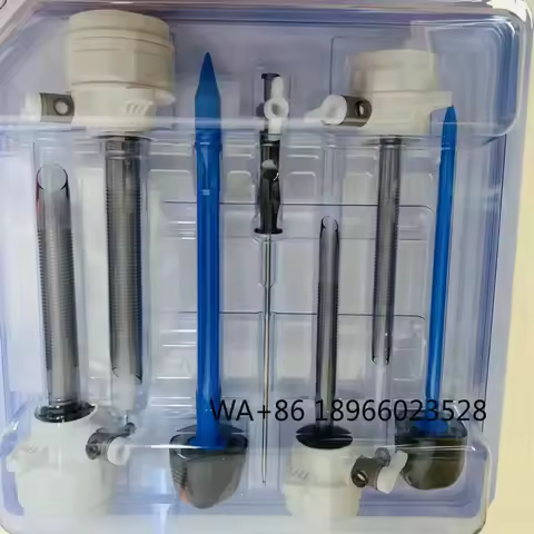 Geyi 5 Mm/10 Mm/12 Mm Single Use Trocar Disposable Sets Trocar With Blunt Tip Laparoscopic Surgical 