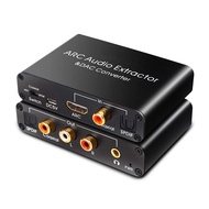 HDMI รองรับเครื่องแยก ARC Audio DAC อะแดปเตอร์ Fiber Coaxial ตัวแปลงต่อหูฟัง3.5มม.