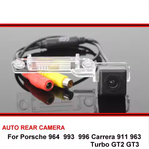 For Porsche 964 993 996 Carrera 911 963 Turbo GT2 GT3 HD CCD Rearview Backup Car Parking Reverse Rea