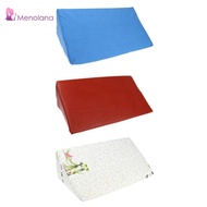 Menolana Bedridden Pillows Body Positioning Wedge Cushion with Removable Cover Blue