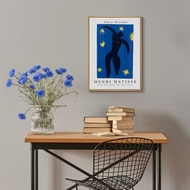 馬蒂斯_伊卡洛斯(有字版) - 野獸派大師名作系列/藍色剪紙風格