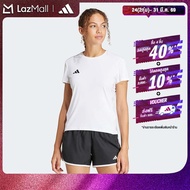 adidas วิ่ง เสื้อวิ่ง Adizero Essentials ผู้หญิง สีขาว IN1173