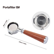 [Mr. Jam] 58mm ก้านชงกาแฟ ด้ามชงกาแฟ หัวชงกาแฟ E61 Coffee Bottomless Portafilter Solid Wood Coffee H