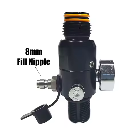 HPA Regulator Valve of Compressed Air Accessries CO2 Oxygen Nitrogen Cylinder Tank Bottle 4500psi In
