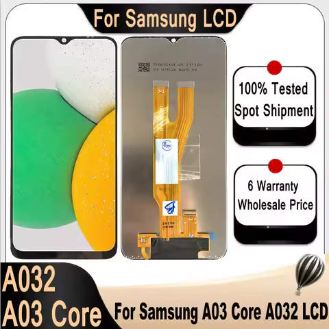 6.5 inch For SAMSUNG A03 Core LCD A032 LCD A032F A032F/DS Display Touch Screen Digitizer Assembly Fo