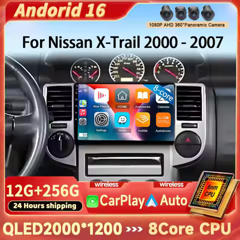 Car Radio Android 16 For Nissan X-Trail X Trail X - Trail 1 T30 2000 - 2007 Video BT GPS Multimedia 