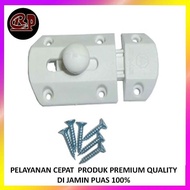 Grendel PVC / Slot Pintu Kamar Mandi Plastik / Gerendel PVC Murah