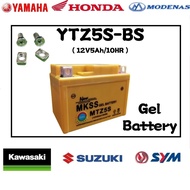 #FTmotor95#100% HIGH QUALITY MKSS BATERI YTZ5 MOTORSIKAL BATTERY YTZ5S-BS FOR EX5 EX5 DREAM LC135 Y1