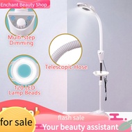 Facial Magnifying Lamp Eye-Care Floor Light  With Wheels  LED Lamp Dentist Salon Beauty Nail Eyelash