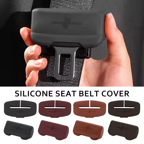 Car Seatbelt Buckle Clip Silicone Waterproof Protective Cover For BMW Performance 1 3 5 7 Series M E