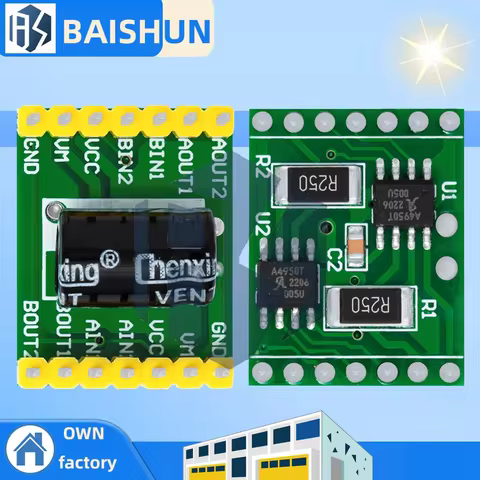 A4950 Dual Motor Drive Module Performance Super TB6612 DC Brushed Motor Driver Board for arduino