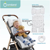BABY MATOMILAND BABYstroller CAR SEAT BOUNCER/SEAT PADDING DINING CHAIR MAT & Pillow Dot Alpaca Seri