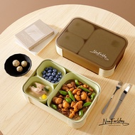 High-value Bento Box Rectangular Lunch Box Separate Sealed Bento Box Microwave Heating Lunch Box Ben