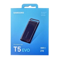 Samsung T5 EVO 2TB USB 3.2 Portable SSD (Black) MU-PH2T0S - for PC, Mac, Android