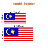 Malaysia Flags (Bendera Malaysia / Bendera Selangor / Bendera Wilayah Persekutuan) Size 2” x 4” / 3”