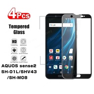 Sharp Aquos Sense2 Sense 2 SH-01L / SHV43 / SH-M08 Full Cover Phone Screen Protector Tempered Glass 