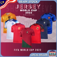 2022 World Cup Sublimation Jersey/ Jersey Short Sleeve/ Football Jersey/ Baju Jersi World Cup Unisex #Part 2