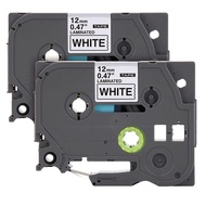 [PIA Store] SelectedLabel Tape Replacement for P- TZe Label Tape 12mm 0.47 Inch Laminated 26.2 Feet 