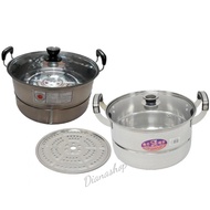 Steamer pot - kukusan tutup kaca - moonlight steamer - kukusan