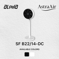 ALPHA MOTTO B22 DC Motor Stand Fan Table Fan 14 inches Blades with 8 Speeds Remote Control