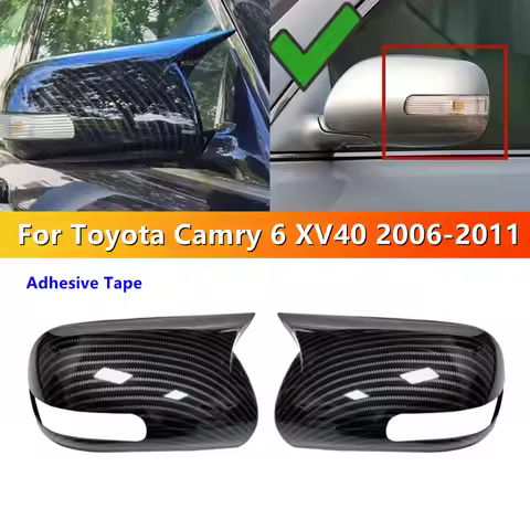 For Toyota Camry 6 xv40 Mark X / Reiz Car Rearview Side Mirror Cover Wing Cap Exterior Door Housing