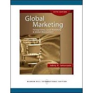 Global Marketing: Foreign Entry, Local Marketing & Global managment 5edition(secondhand) 97800712636