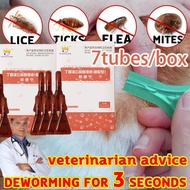 Tick and Flea for Dogs 7tubes Anti Tick Garapata Flea Pulgas & Lice Kuto Garapata Remover for Dog