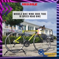 MISSILE Bike Wind 3000 700c 18 Speed Road Bike