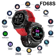 Waterproof Smart Bracelet FD68S Smart Watch Heart Rate Monitor Sleep Jam Tangan Lelaki Wanita Budak 