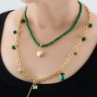 Gaia蓋婭女神~大地系列鐵籠生玉石水晶項鍊~客製化生日送禮