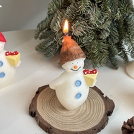 ins Snowman Candle for Gift New Year Creative Gift Hand Gift Home Atmosphere Decoration Photo Props