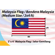Bendera Malaysia/ Malaysia Flag 2x4 ft