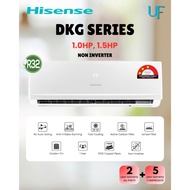HISENSE Aircond R32 Wall Mounted Non Inverter 3star 1.0hp/1.5hp [AN10DKG1 (1.0hp)] [AN13DKG1 (1.5hp)
