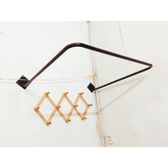 combo 1khung thử Đồ U + 1 rèm (kèm vít) khung rèm thử Đồ shop thời trang