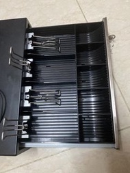 Heavy duty big cash box safe with key