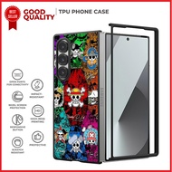 Case Casing Samsung Z Flip 7 6 5 4 3, Z Fold 7 6 5 4 3 5G SE One Piece Icons AH0440 Custom N5