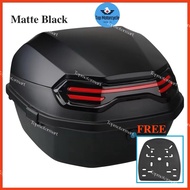 HOME+ 40L Heavy Duty Motor Storage Box X4 Motorcycle Box Extra Large Motor Box Helmet Box Givi Box M