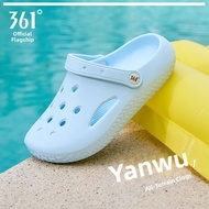 361° Selipar Lelaki Perempuan Crocs Shoes Breathable Quick Dry Soft Indoor Bathroom Slides 男女洞洞鞋