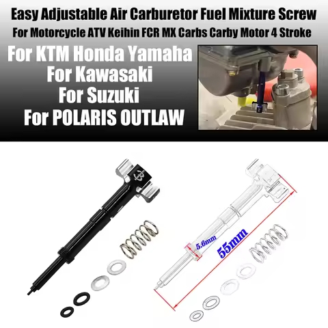 Keihin FCR Carburetor Easy Air Fuel Mixture Screw For KTM Honda Yamaha Kawasaki Suzuki CRF TRX YZF W