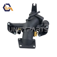 Engine Coolant Thermostat Housing Assembly For Jaguar S-Type XF XJ8 XK XJ XK8 XKR Base 4.2L 5.0L V8 