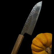 Kikusumi NATUR Kashi Santoku 大馬士革鋼刀 Tsuchime