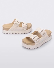 melissaˉSpot summer womens shoes flat-soled heightening muffin shoes sandals one-word drag buckle pl