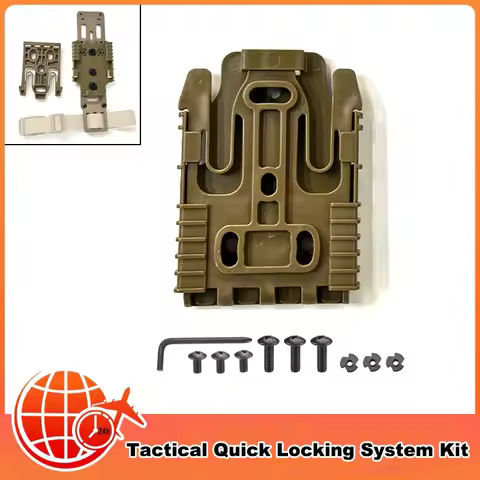 1/3/5PCS Tactical Quick Release Gun Holster Adapter Hunting Accessories Quick Locking System Kit for