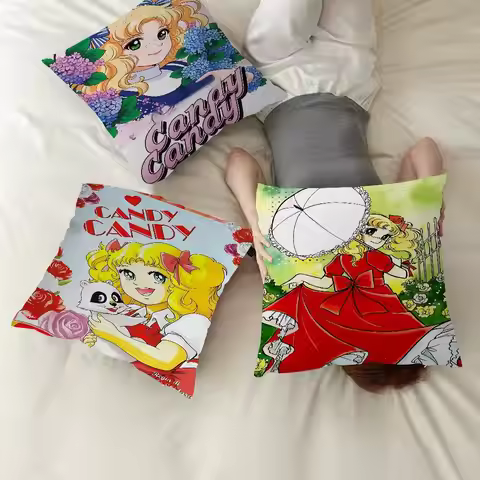 Candy Candy Anime Pillow Gift Home Office Decoration Bedroom Sofa Car Cushion Cover Case 45x45