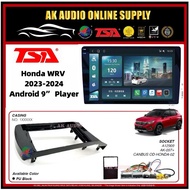 1K Screen 2+32GB 4G 8-CORE🆕TSA Honda WRV 2023 - 2024 Android 9'' inch DSP/QLED/CARPLAY Car Player Mo