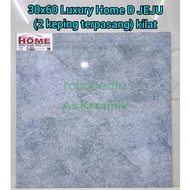 Keramik 30x60 biru awan Luxury Home 36375 D Jeju Kualitas 1 (kilat)